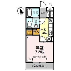 Coco上米島の物件間取画像